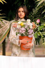 3 Piece Unstitched Printed Lawn Suit CL-52428