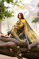 3 Piece Unstitched Printed Lawn Suit CL-52079 B