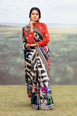 3 Piece Unstitched Denting Lawn Saree SR-52008