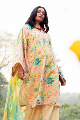 3 Piece Unstitched Printed Lawn Suit CL-52432