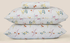 Multi Gingham T-150 Bed Sheet Set