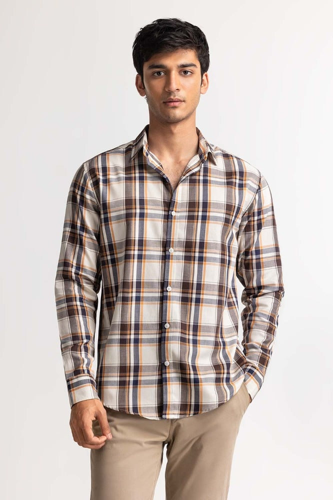Multi Color Checkered Casual Shirt MN-CS-SS24-034