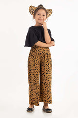 Toddler Girl Multi Color Dots Print Woven Bottom TGWB-2210029 A