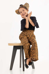 Toddler Girl Multi Color Dots Print Woven Bottom TGWB-2210029 A