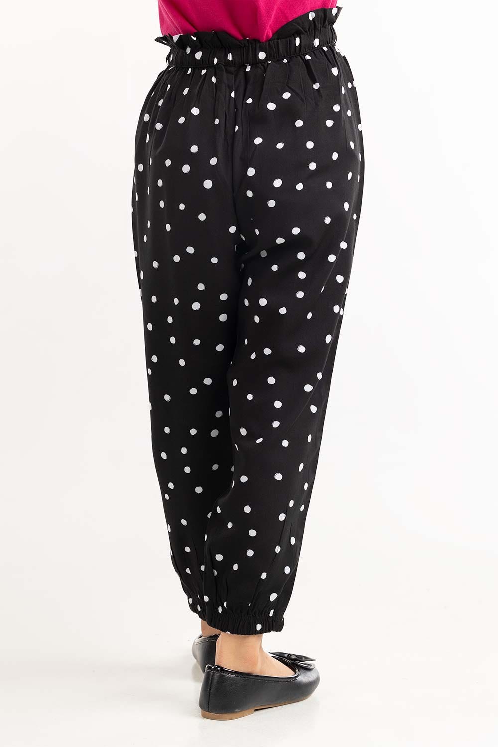 Toddler Girl Multi Color Dots Print Woven Bottom TGWB-2210029 D