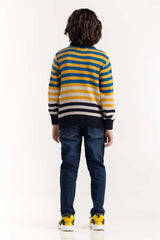 Toddler Boy Multi Color Knit Sweater 224-511-029
