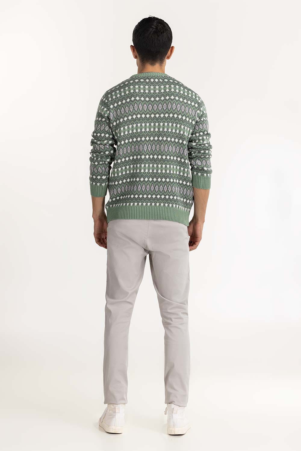 Multi Color Novajo Crew Neck Sweater SWT-FFSCN22-178