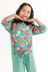 Toddler Girl Multi Color Printed Trouser TGWS-2210004 B