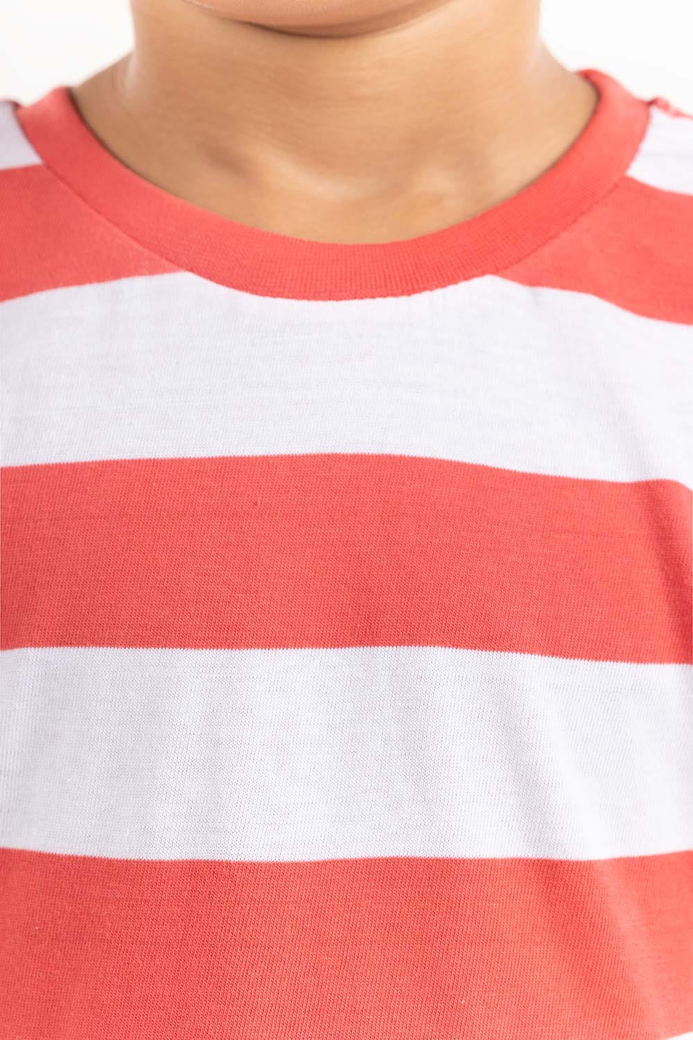 Toddler Boy Multi Color Stripe Knit Top TBKT-2210078 C