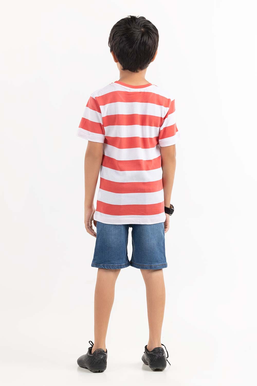 Toddler Boy Multi Color Stripe Knit Top TBKT-2210078 C