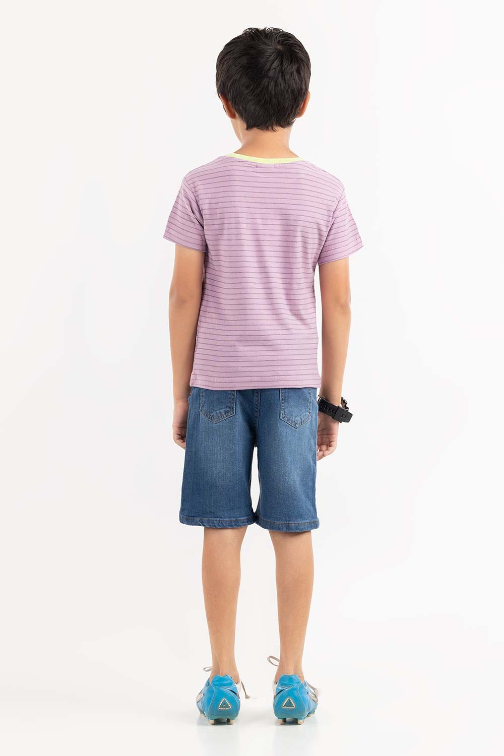 Toddler Boy Multi Color Stripe Knit Top TBKT-2210079 A