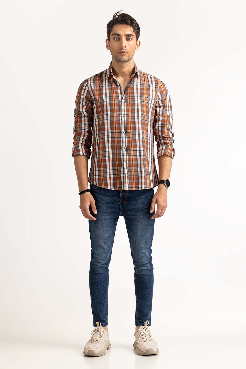 Multi Color Yarn Dyed Checkered Casual Shirt MN-CS-YD23-004