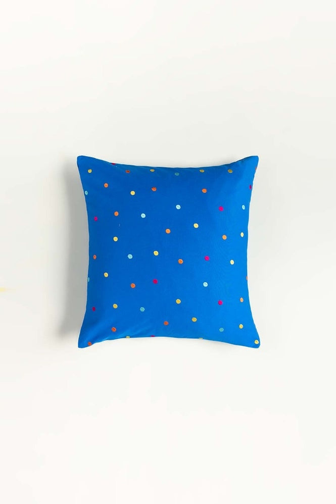 AW23-MULTI Cotton Embroidered Square Cushion Cover