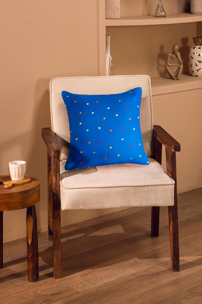 AW23-MULTI Cotton Embroidered Square Cushion Cover