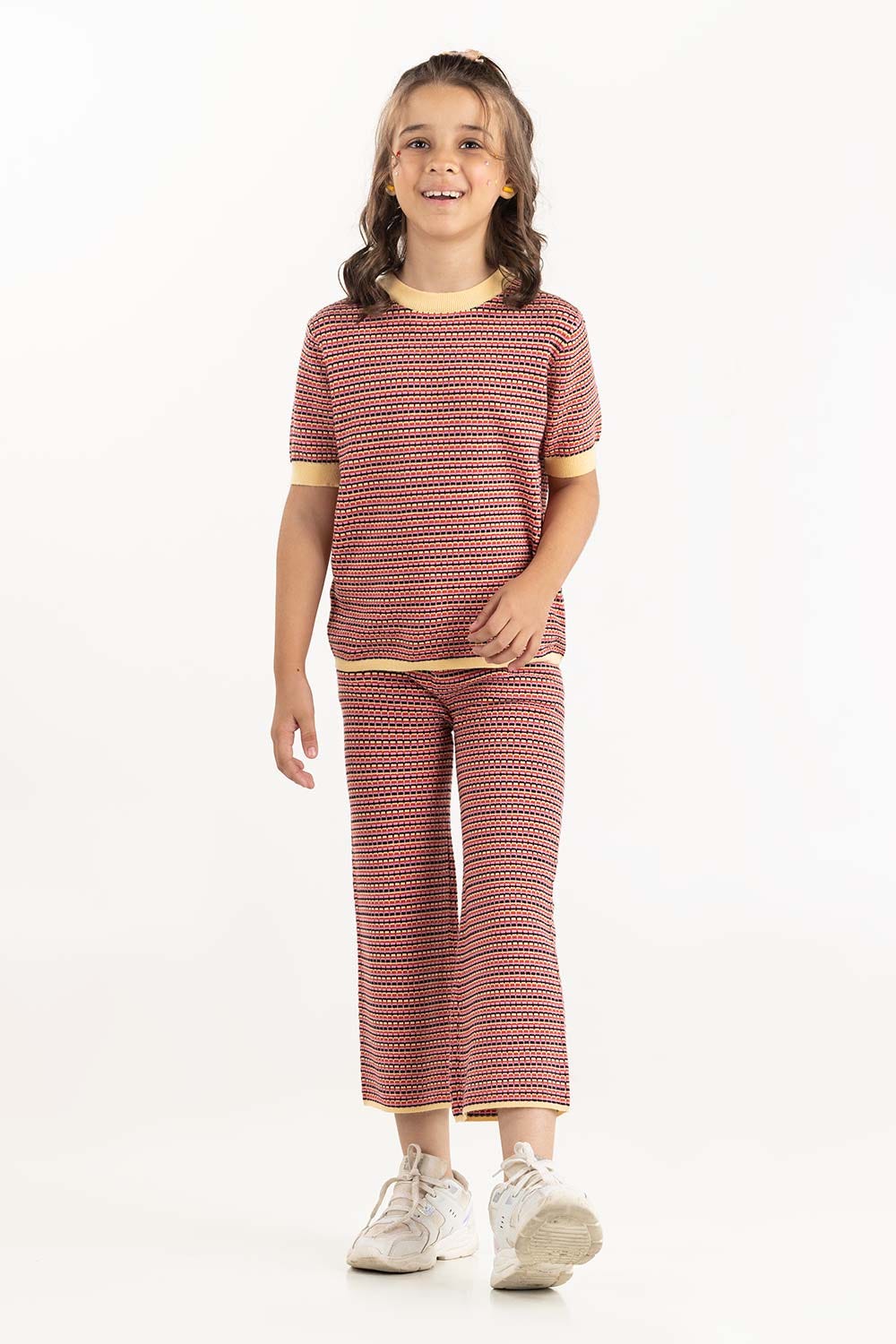 Junior Girl Multi Jacquard Knit Bottom 224-416-306