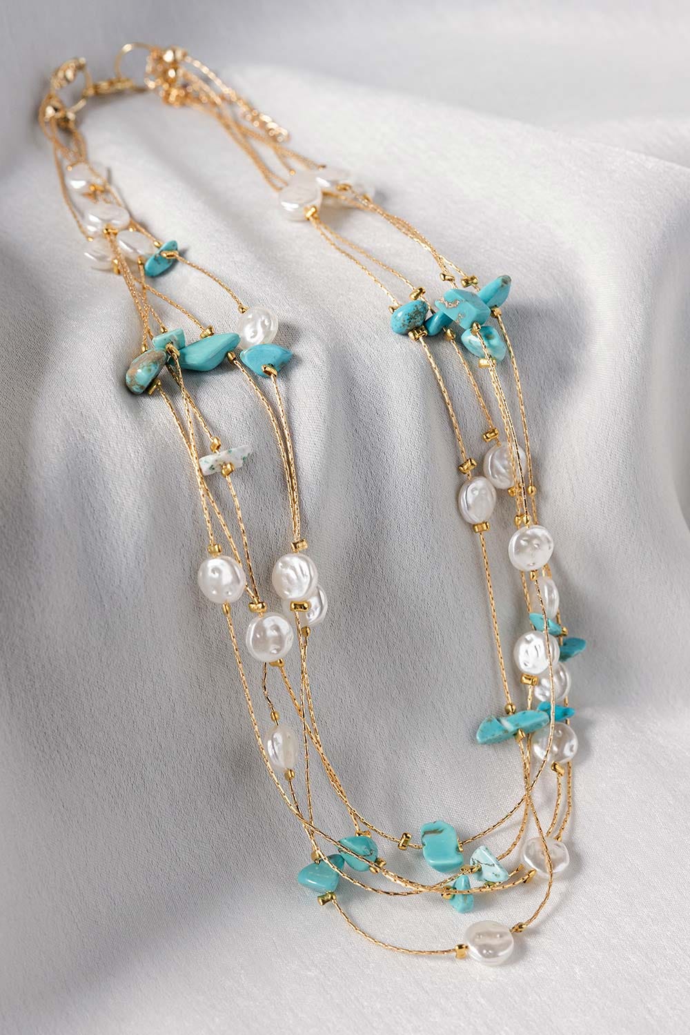 Multi layer Beaded Necklace IFA-NL-010