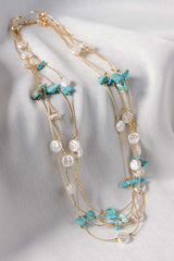 Multi layer Beaded Necklace IFA-NL-010