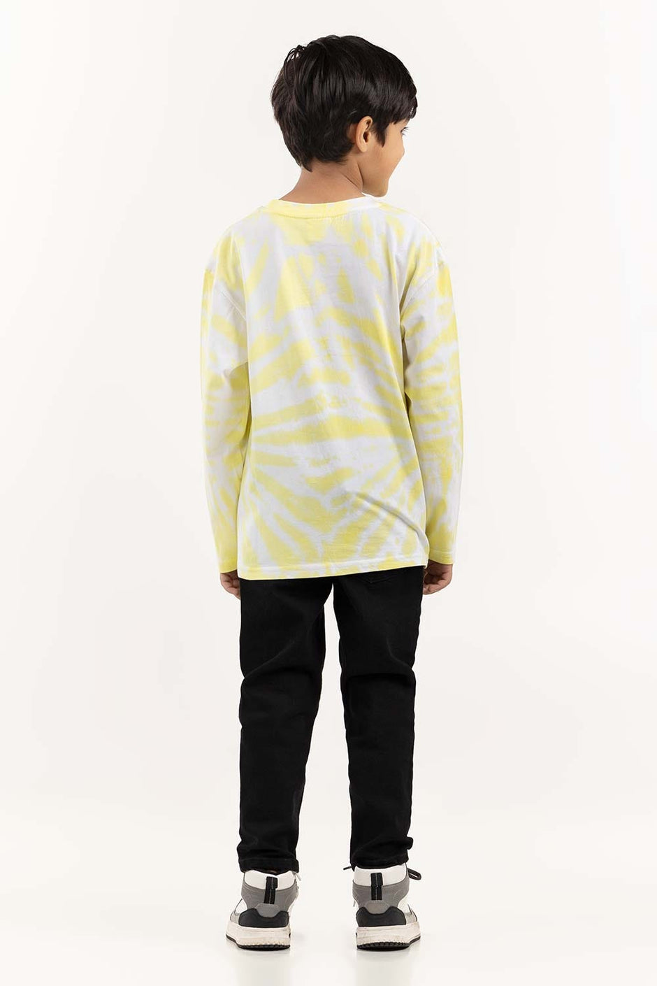 Junior Boy Multi Round Neck Tie Dye T-Shirt 224 -313-036