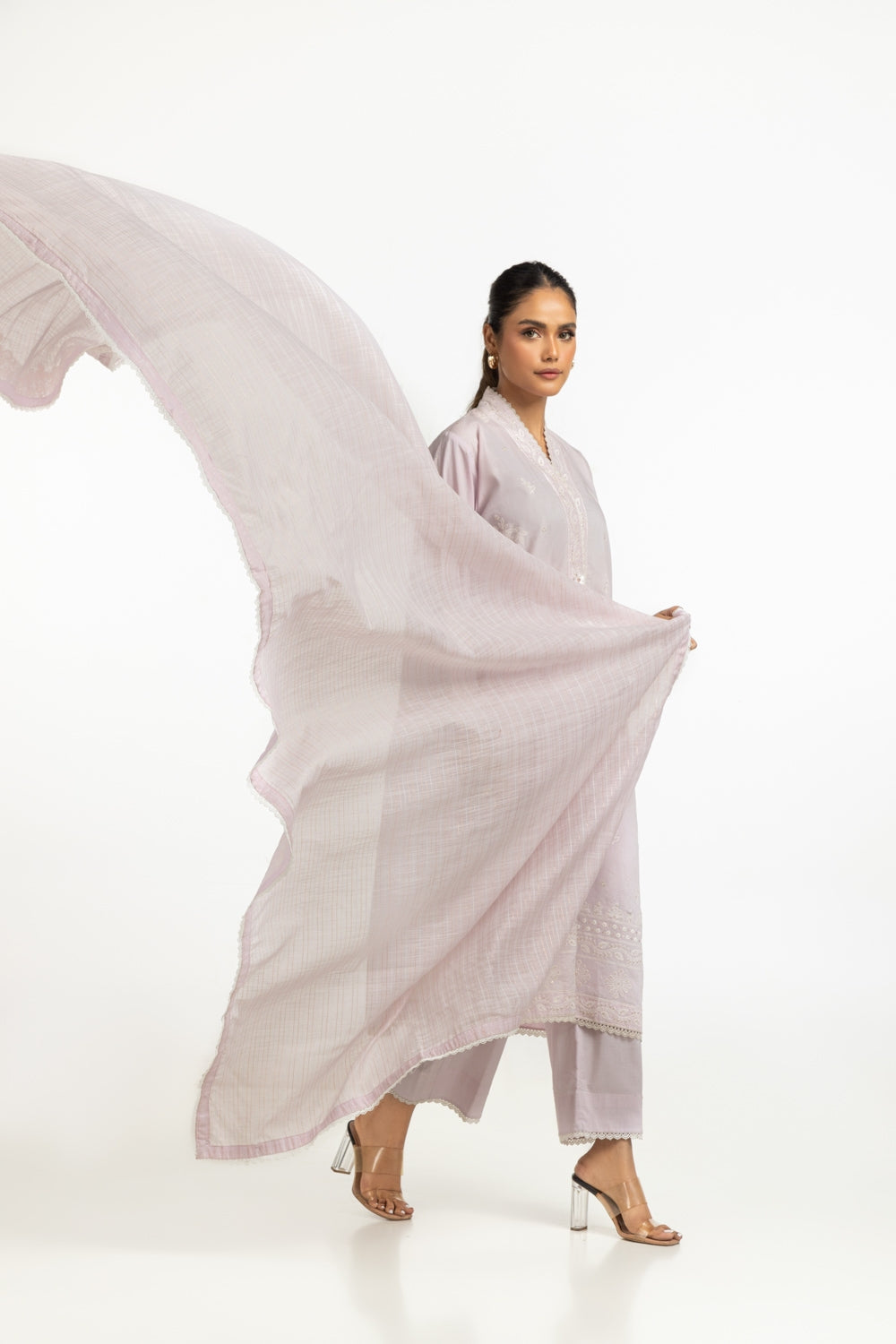 Munar Lurex Embroidered Dupatta IPD-44656