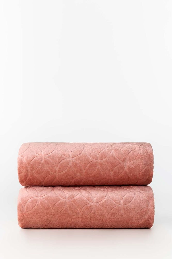 AW23-Mushroom Embossed Single Ply Fleece