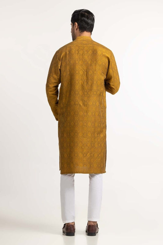 Mustard Basic Kurta KR-STY24-008