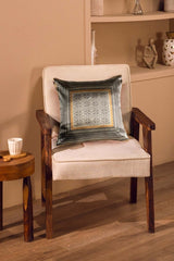 SS23-MUSTARD Digital Square Cushion Cover