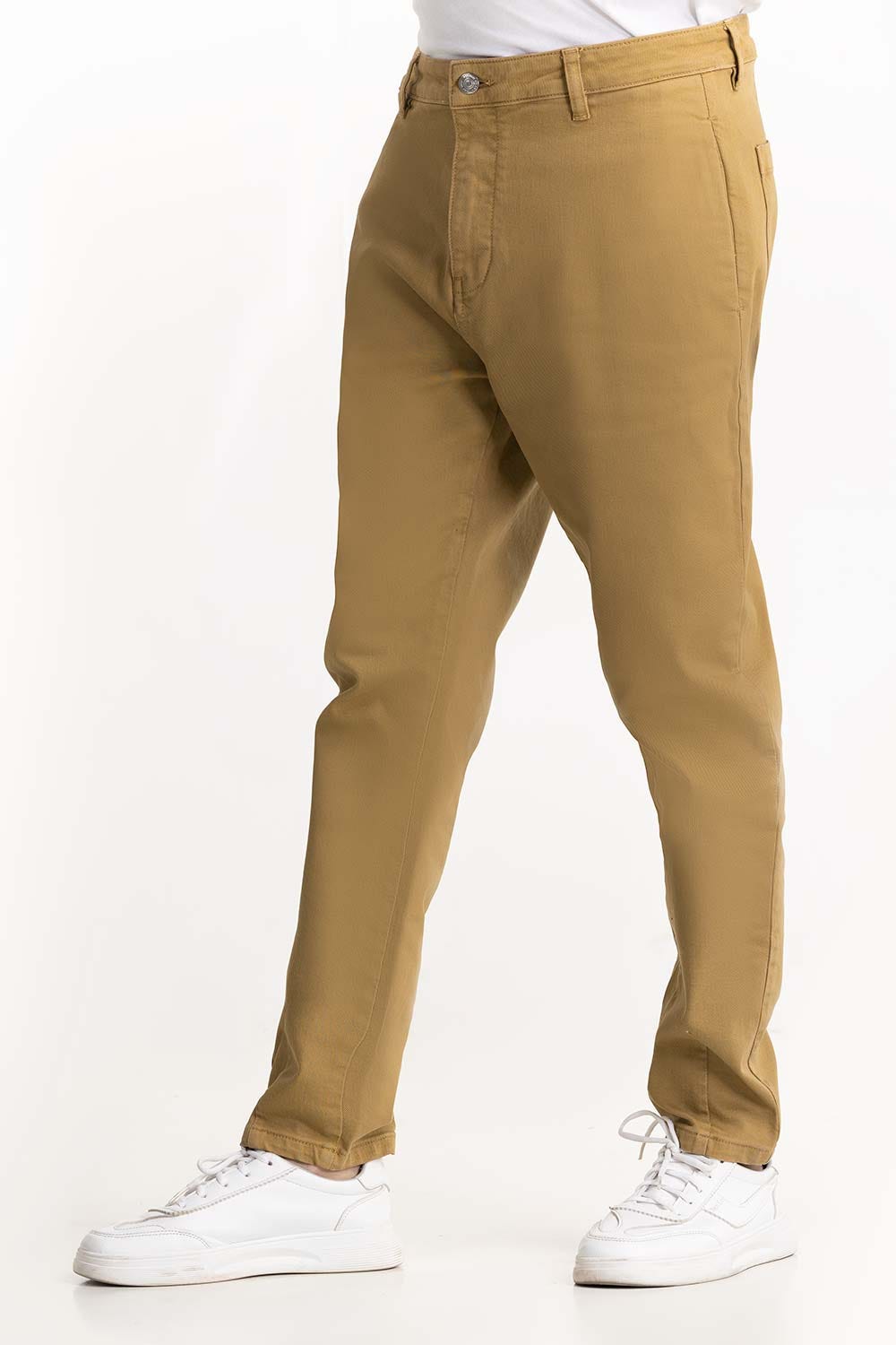 Mustard Slim Fit Trouser 224-120 -312