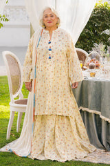 1 Piece Unstitched Printed Lawn Shirt SL-52034