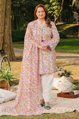 3 Piece Unstitched Printed Lawn Suit with Printed Chiffon Dupatta BM-52030