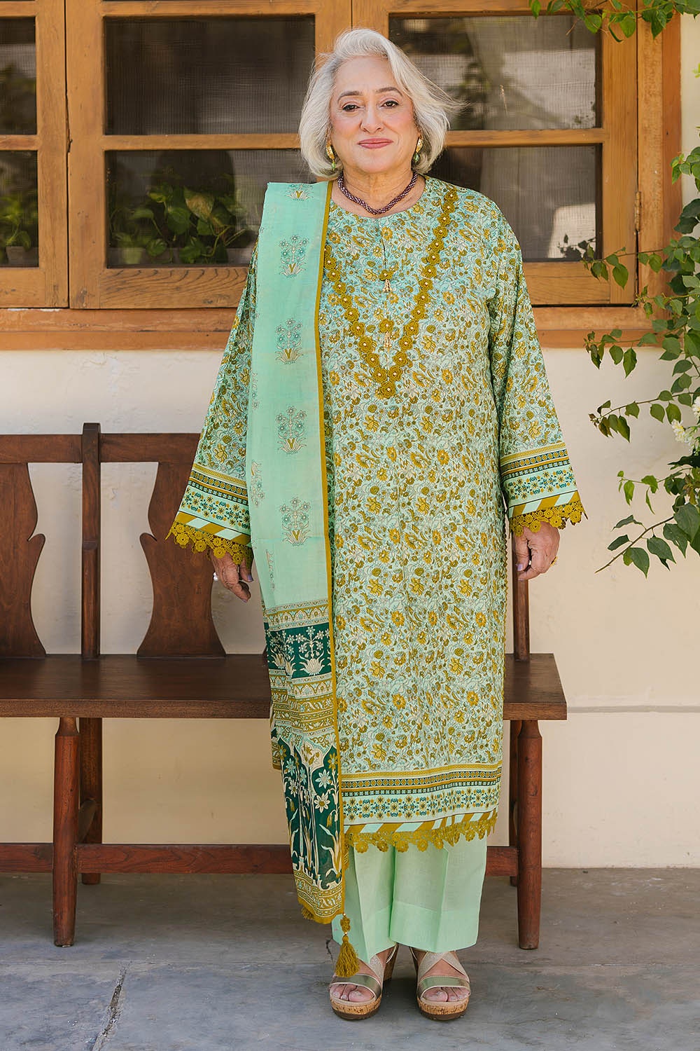 3 Piece Unstitched Printed Lawn Suit CL-52372 B