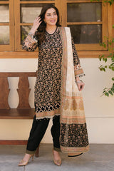 3 Piece Unstitched Printed Lawn Suit with Lacquer Printed Lawn Dupatta CL-42243 B