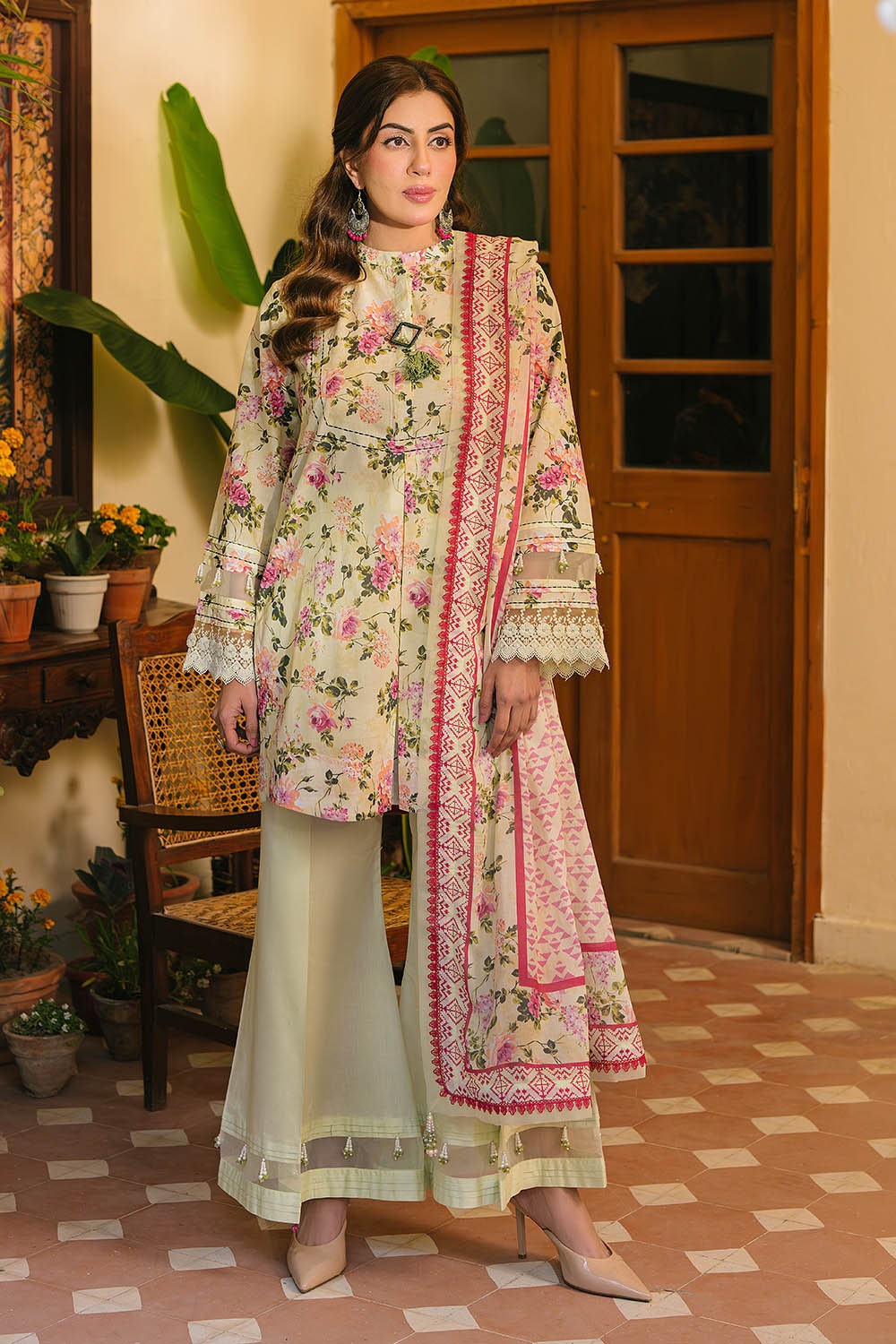 3 Piece Unstitched Printed Lawn Suit CL-52198 B