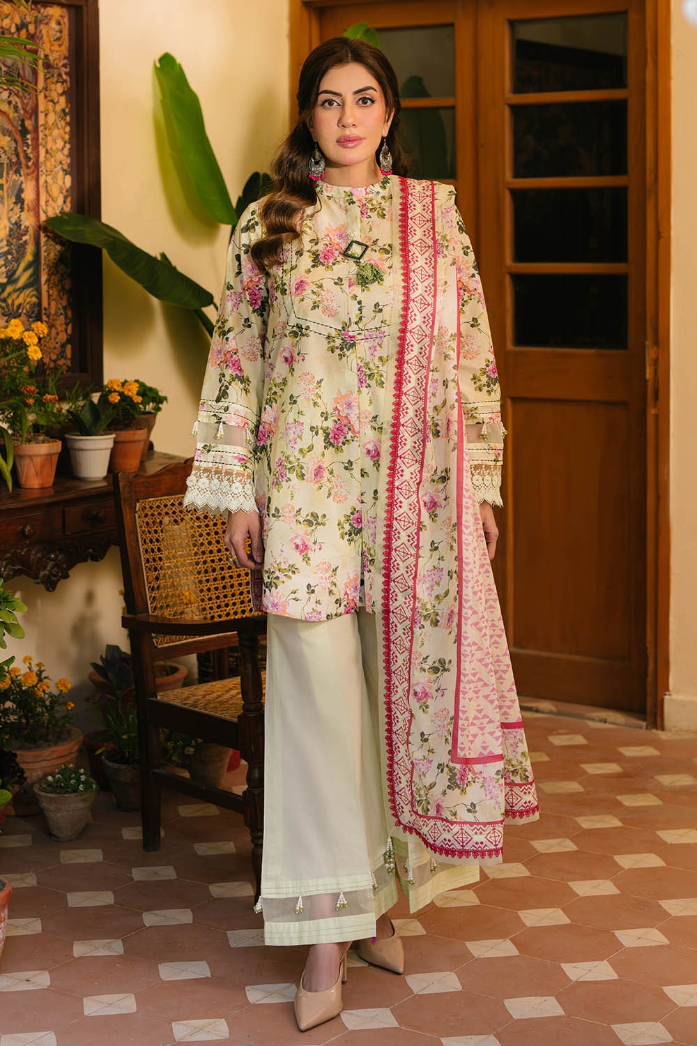 3 Piece Unstitched Printed Lawn Suit CL-52198 B