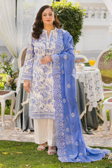 3 Piece Unstitched Printed Lawn Suit with Embroidered Denting Lawn Dupatta DN-52011