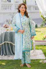 1 Piece Unstitched Printed Lawn Shirt SL-52024