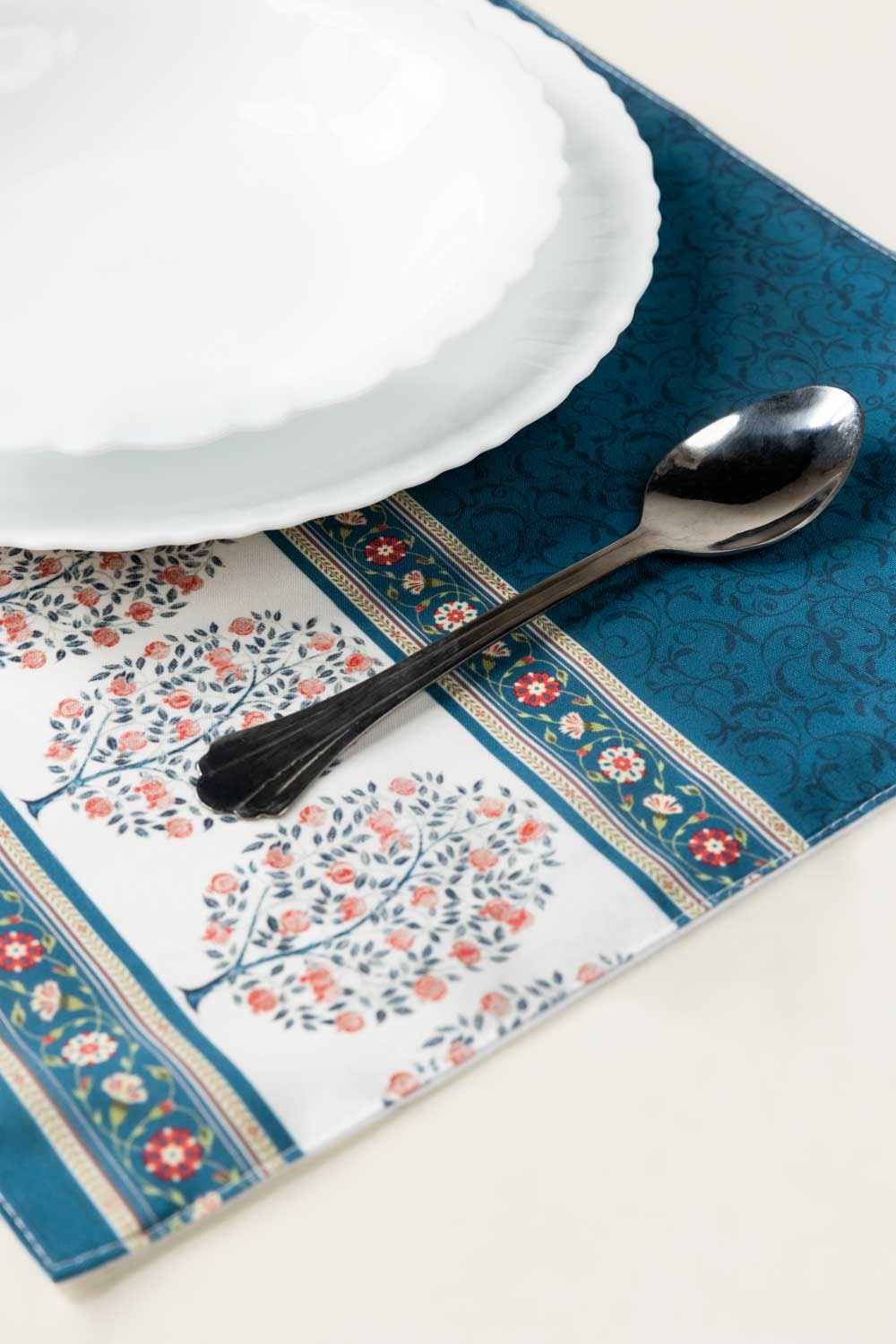 Navy 4pcs Digital Placemat