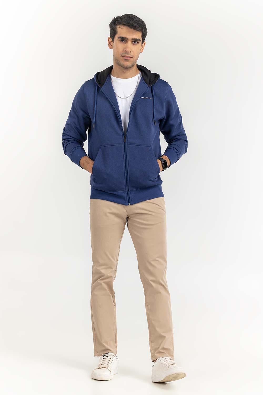 Navy Basic Jacket JKT-KNTHZ22-008