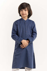 Navy Basic Kurta KR-KPLN22-064