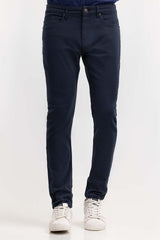 Navy Basic Non Denim Jeans TR-NDJ22-002
