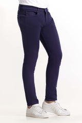 Navy Basic Non Denim Jeans TR-NDJ22-012