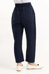 Toddler Girl Navy Basic Woven Bottom TGWB-2210032 B