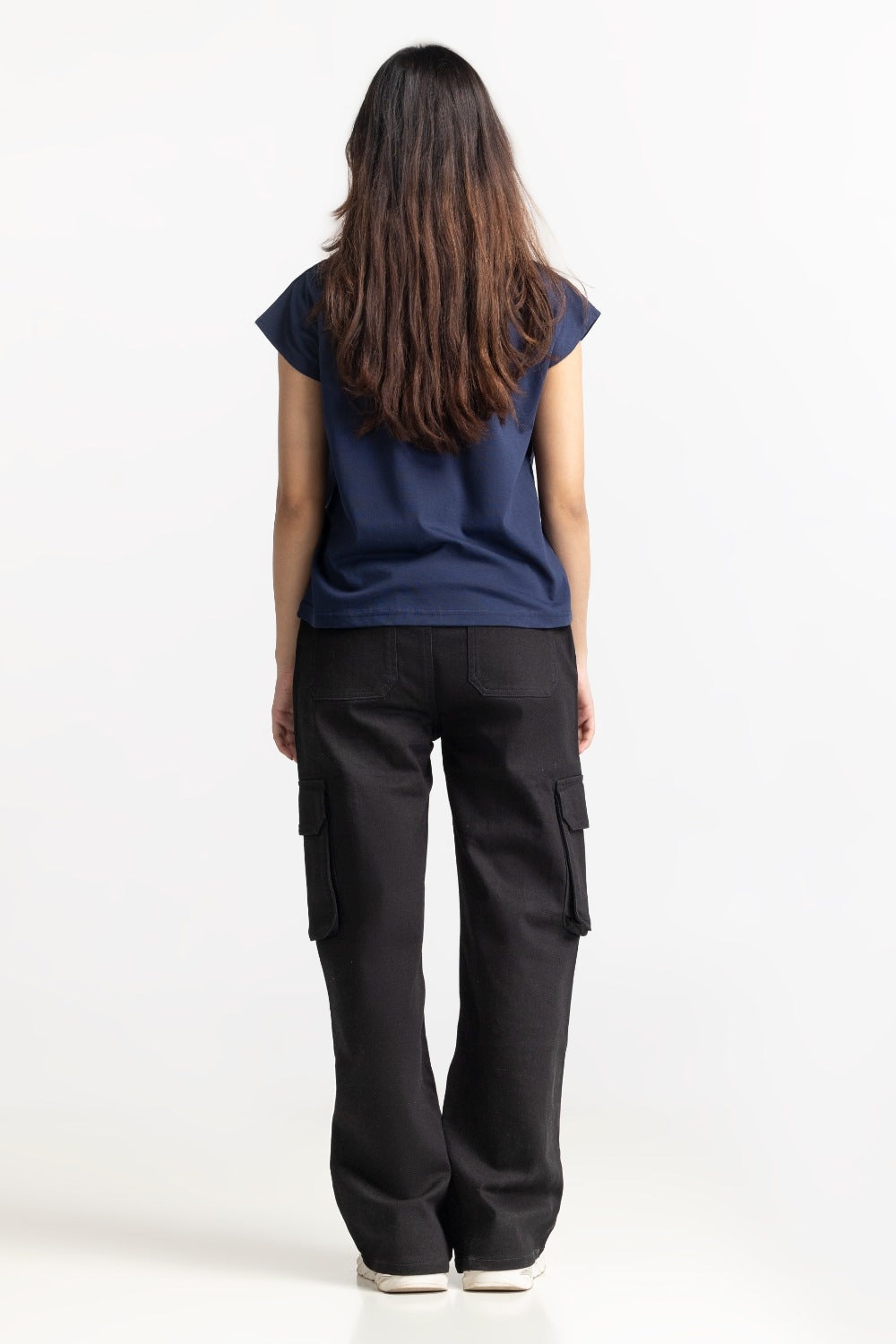 Navy Blue Basic Top WM-KTP-SS24-006