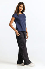 Navy Blue Basic Top WM-KTP-SS24-006