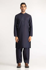 Navy Blue Embroidered Suit SK-E24-013