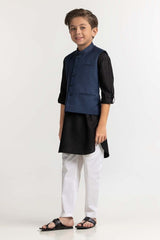 Navy Blue Styling Waist Coat KWC-PD23-015