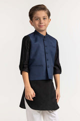 Navy Blue Styling Waist Coat KWC-PD23-015