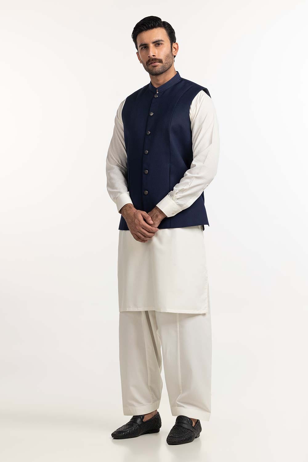 Navy Blue Styling WaistCoat WC-PD24-003