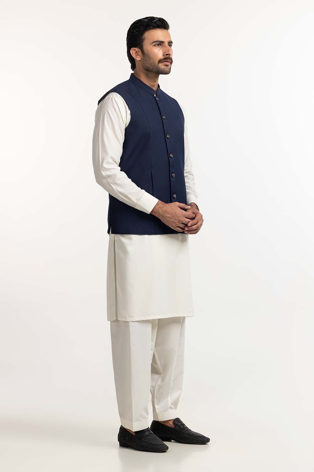 Navy Blue Styling WaistCoat WC-PD24-003