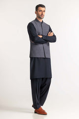 Navy Blue Styling WaistCoat WC-PD24-012