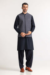 Navy Blue Styling WaistCoat WC-PD24-012